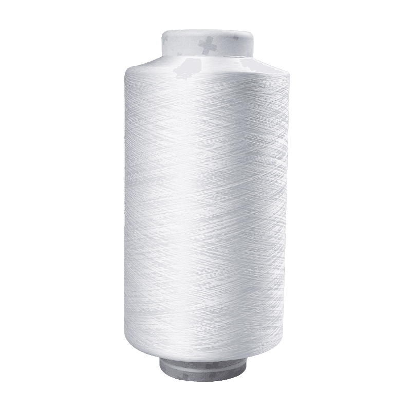 100% Polyester DTY Yarn 300D/288F semi dull raw white Sim S twist AA A B